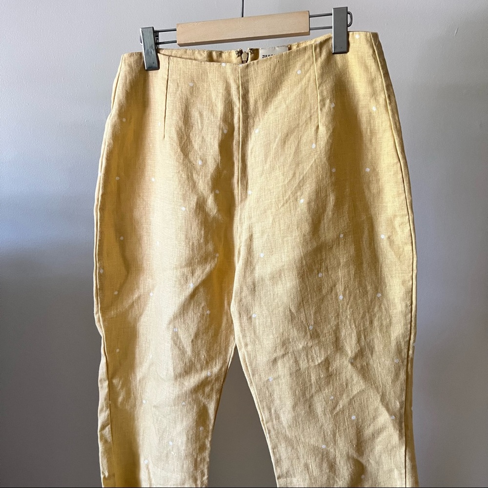 Zulu & Zephyr Linen Polka Dot Pants Size Small - Picture 12 of 15